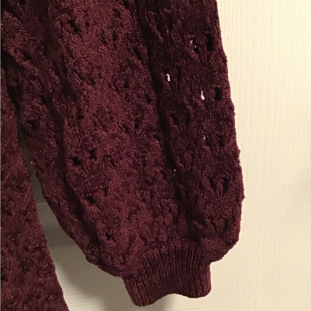 NWT!! White House Black Market Deep Burgundy Turtleneck Sweater - Picture 4 of 7